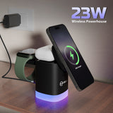 MCharge Volt: 3 in 1 Wirless Charger | 23W Wirless Charging