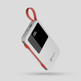 MPower 715: 10000mAh Powerbank with In-Built Type-C & Detachable Lighting Cable