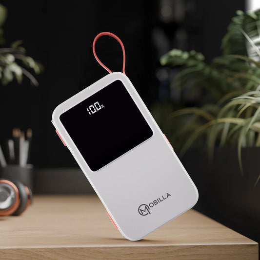 MPower 725: Portable Powerbank With 20000mAh Battery Capacity (White)