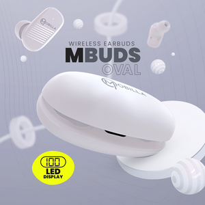 MBUDS OVAL - PEARL WHITE